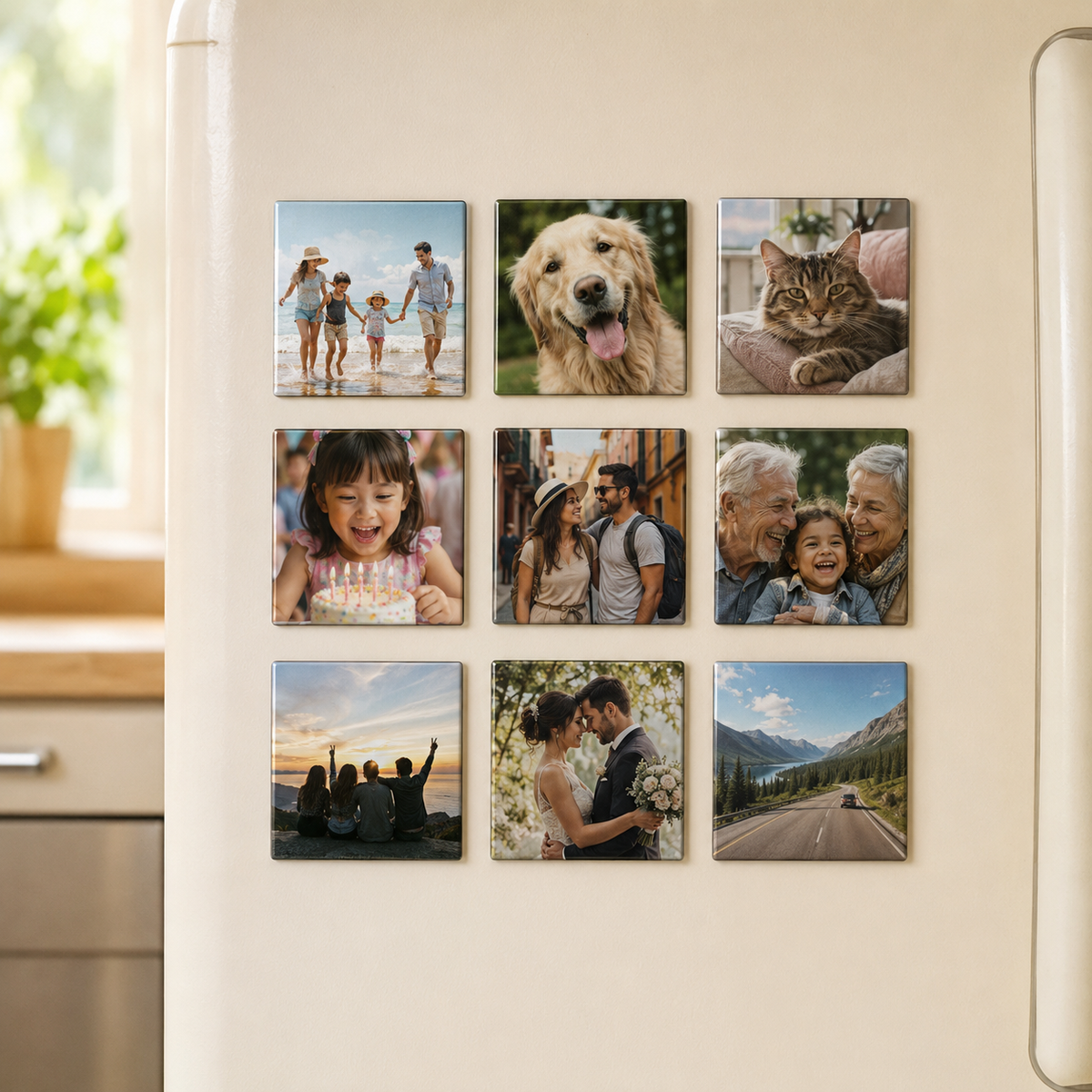 Custom Photo Magnets - 2.5-Inch Square
