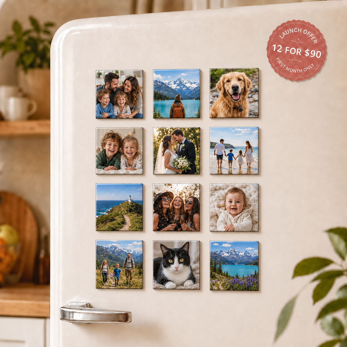 Custom Photo Magnets - 2.5-Inch Square